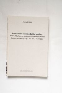 Grenzüberschreitende Korruption : stra... Grenzüberschreitende Korruption : stra...