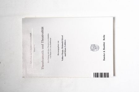 Theodramatik und Theatralität. - Ein D... Theodramatik und Theatralität. - Ein D...