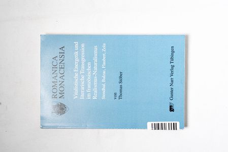 Vitalistische Energetik und literarisc... Vitalistische Energetik und literarisc...