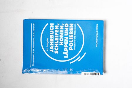 Jahrbuch Schleifen, Honen, Läppen und ... Jahrbuch Schleifen, Honen, Läppen und ...