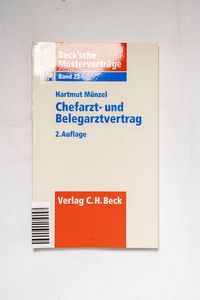 Chefarzt- und Belegarztvertrag / von H... Chefarzt- und Belegarztvertrag / von H...