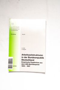 Arbeitszeitstrukturen in der Bundesrep... Arbeitszeitstrukturen in der Bundesrep...
