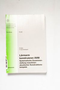 Lärmarm konstruieren: Systematische Zu...