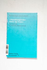 Maschinengewehre hinter der Front Maschinengewehre hinter der Front