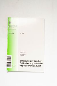 Erfassung psychischer Fehlbelastung un...