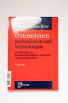 Bis 2. Aufl. u.d.T.:: Rose, Gerd: Unternehmungsfor