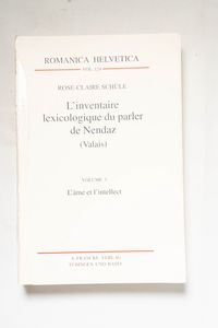 L inventaire lexicologique du parler d...