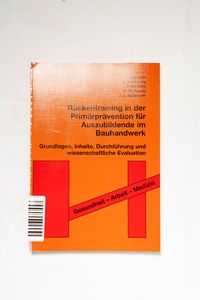 Rückentraining in der Primärprävention... Rückentraining in der Primärprävention...