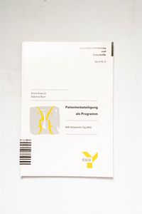 Patientenbeteiligung als Programm / BK... Patientenbeteiligung als Programm / BK...