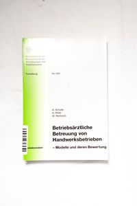 Betriebsärztliche Betreuung von Handwe... Betriebsärztliche Betreuung von Handwe...