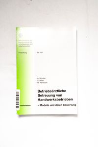 Betriebsärztliche Betreuung von Handwe...