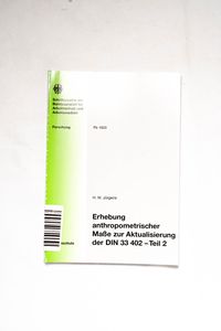 Erhebung anthropometrischer Maße zur A... Erhebung anthropometrischer Maße zur A...