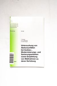 Untersuchung von Absturzunfällen bei... Untersuchung von Absturzunfällen bei...