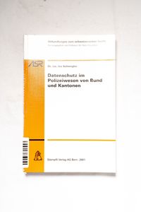 Datenschutz im Polizeiwesen von Bund u... Datenschutz im Polizeiwesen von Bund u...