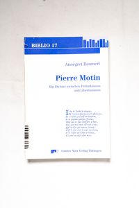 Pierre Motin : ein Dichter zwischen Pe... Pierre Motin : ein Dichter zwischen Pe...