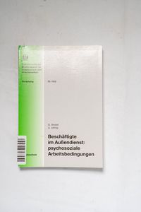 Beschäftigte im Außendienst: Defizite ... Beschäftigte im Außendienst: Defizite ...