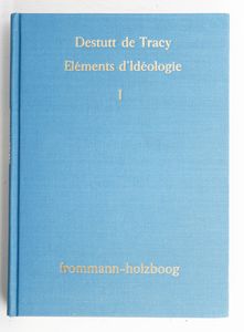 Eléments d Idéologie I: Projet d éléme...