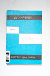 Sprache und Gefühl : semiotische und a... Sprache und Gefühl : semiotische und a...