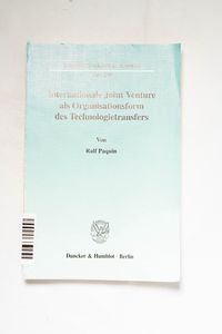 Internationale Joint Venture als Organ... Internationale Joint Venture als Organ...