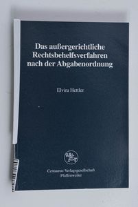 Das außergerichtliche Rechtbehelfsverf... Das außergerichtliche Rechtbehelfsverf...