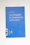 Hans Vest / Gerechtigkeit für Humanitätsverbrech