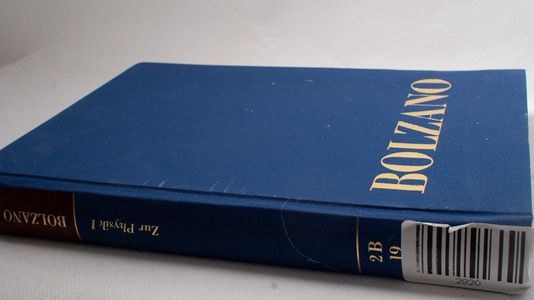 Bernard Bolzano Gesamtausgabe / Reihe ... Bernard Bolzano Gesamtausgabe / Reihe ...