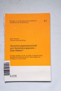 Versicherungswissenschaft und Versiche... Versicherungswissenschaft und Versiche...
