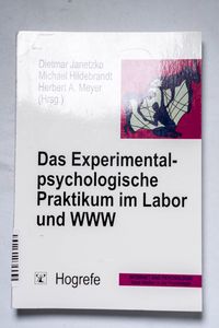 Das Experimentalpsychologische Praktik... Das Experimentalpsychologische Praktik...