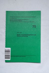 Risiko, Kapitalmanagement und Rückvers... Risiko, Kapitalmanagement und Rückvers...