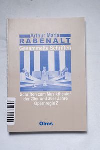 Schriften zum Musiktheater der 20er un... Schriften zum Musiktheater der 20er un...