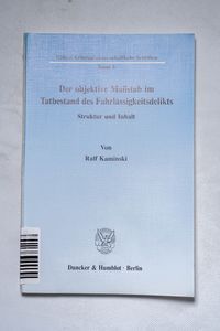 Der objektive Maßstab im Tatbestand de... Der objektive Maßstab im Tatbestand de...