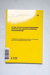 Ist das Versicherungsvertragsgesetz (V... Ist das Versicherungsvertragsgesetz (V...