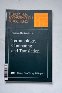 Terminology, Computing and Translation...