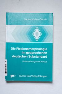 Die Flexionsmorphologie im gesprochene... Die Flexionsmorphologie im gesprochene...