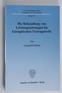 Die Behandlung von Leistungsstörungen ... Die Behandlung von Leistungsstörungen ...