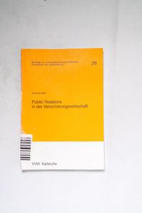 Public Relations in der Versicherungsw... Public Relations in der Versicherungsw...