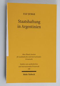 Staatshaftung in Argentinien / Ulf Jun...