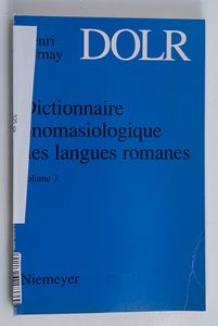 Henri Vernay: Dictionnaire onomasiolog... Henri Vernay: Dictionnaire onomasiolog...