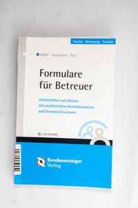 Formulare für Betreuer Arbeitshilfen u...