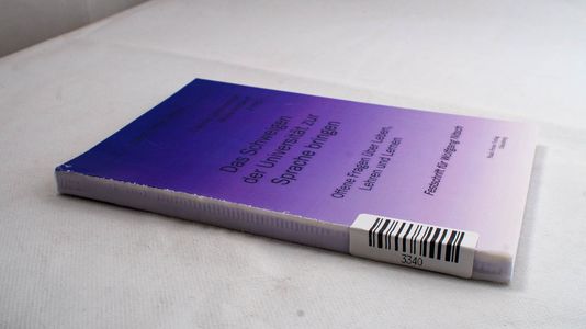 Das Schweigen der Universität zur Spra... Das Schweigen der Universität zur Spra...