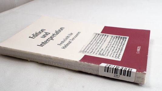 Edition und Interpretation. Neue Forsc... Edition und Interpretation. Neue Forsc...