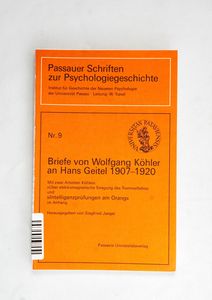 Briefe von Wolfgang Köhler an Hans Gei...