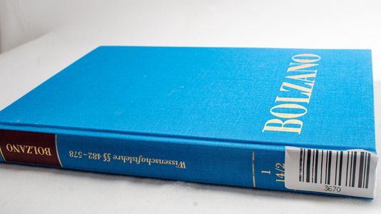 Bernard Bolzano Gesamtausgabe / Reihe ... Bernard Bolzano Gesamtausgabe / Reihe ...