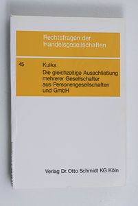 Die gleichzeitige Ausschliessung mehre... Die gleichzeitige Ausschliessung mehre...