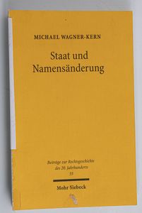 Staat und Namensänderung: Die öffentli... Staat und Namensänderung: Die öffentli...