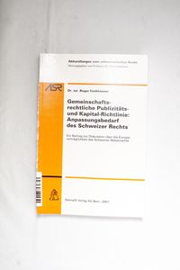 Gemeinschaftsrechtliche Publizitäts- u...