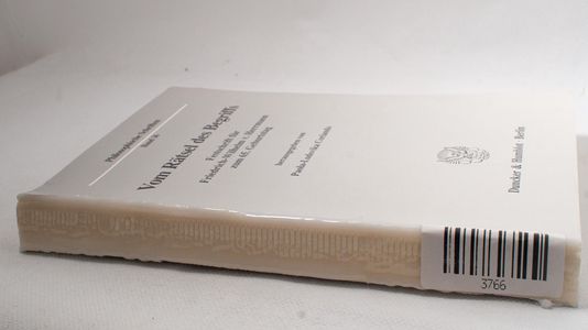 Vom Rätsel des Begriffs. Festschrift f... Vom Rätsel des Begriffs. Festschrift f...