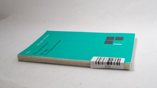Die Idee der Phänomenologie: Text nach... Die Idee der Phänomenologie: Text nach...