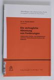Die vertragliche Abtretung von Forderu...