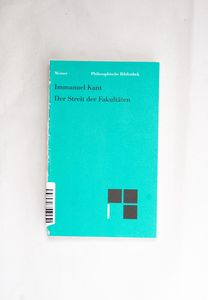 Der Streit der Fakultäten Der Streit der Fakultäten